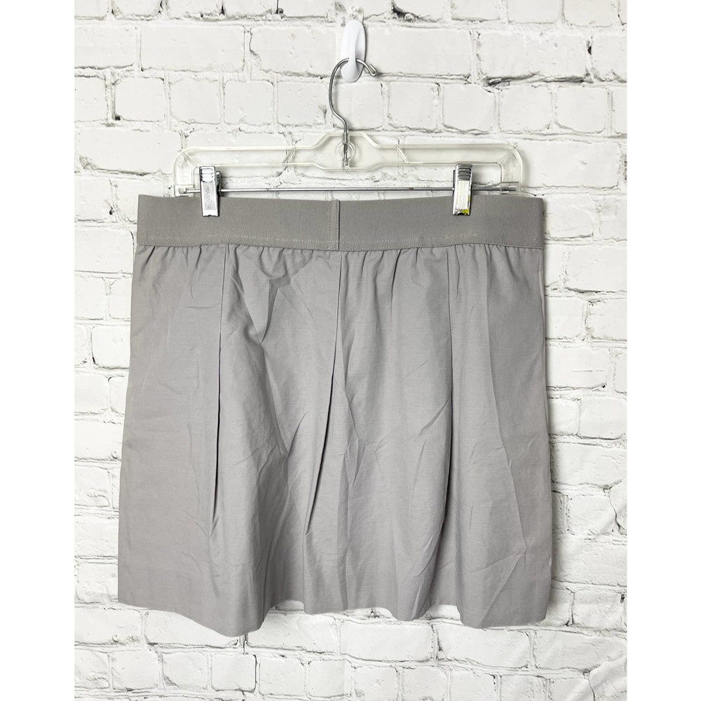J.Crew  Elastic Waist Gray Skirt Womens Size L